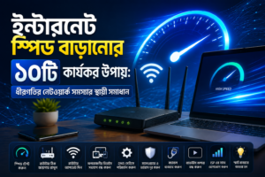 ইন্টারনেট স্পিড বাড়ানোর ১০টি কার্যকর উপায়