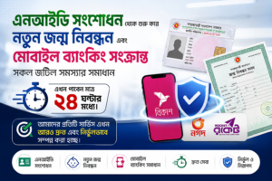 এনআইডি সংশোধন ও জন্ম নিবন্ধনসহ সকল ডিজিটাল সেবায় সুপার ফাস্ট ডেলিভারি অফার